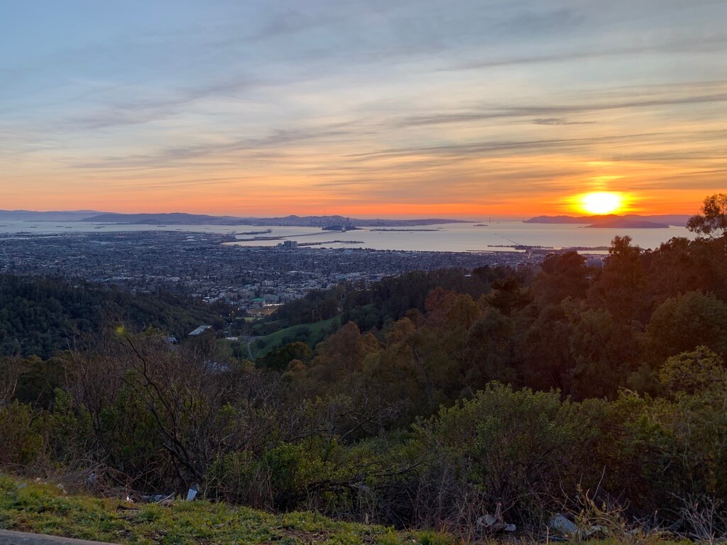 SF Bay from Berkeley Hills (photo: M. Ohainle 2023)