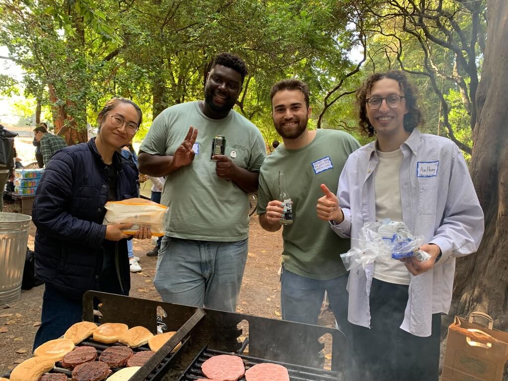 Ohainle Lab Members enjoying the annual IMM Barbeque
